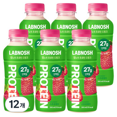랩노쉬 프로틴 드링크 스트로베리, 350ml, 12개