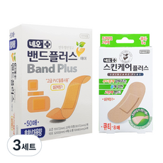 네오메디제약 스킨케어플러스 큐티 밴드 8매 + 밴드플러스에이 혼합 밴드 50매, 3세트