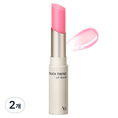 VILLAGE 11 FACTORY Plumpang 豐盈潤色護唇膏, 2個, 1階 純淨粉紅, 4g