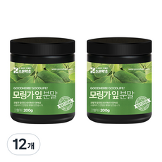 조은약초 프리미엄 모링가 잎가루, 200g, 12개