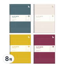 投影設計康奈爾風格春季學習筆記本 8 件套, 隨機出貨, 8個