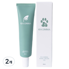 아이오콤마 반려동물 보습제 코 발바닥 피부 고보습 무향 크림, 2개, 30ml
