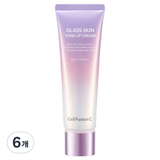 셀퓨전씨 NEW 글래스 스킨 톤업 크림, 50ml, 6개