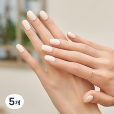 컬러랩 쇼커 리얼 젤 네일 스티커, 달콤 바닐라 SF211, 5개