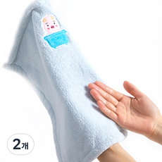 캐릭터 주방용 핸드타올 다용도 행주 그레이, 2개