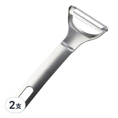 家庭元素 E-EZ 316不鏽鋼刨刀, 3D鋒利刀刃, 食品級不鏽鋼, 懸掛設計, 2支