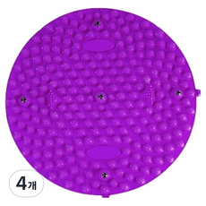 Potenkit 舒爽腳底按摩墊 54.5 x 54.5 cm 430g, 4個, 紫色