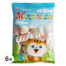 棉花糖隨機出貨, 100g, 6個