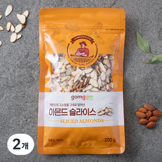 gomgom 戈姆戈姆杏仁片, 2個, 200g