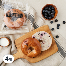 픽어베이글 블루베리 2호 베이글, 113g, 4개, 1개입