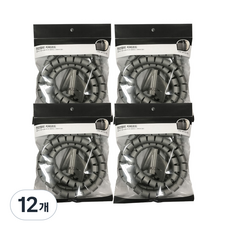 엘트리 전선정리 지퍼코드, 12개, 진그레이