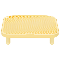 Mango 高腳貓砂盆控砂台, 1個, 黃色