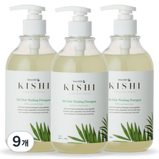 KISHI 1型廚房和嬰兒奶瓶清潔劑, 500ml, 9瓶