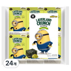 MANJUN 小小兵芥末味海苔, 4.5g, 24個