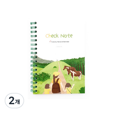 JLogue A6格紋筆記本, 溫暖濟州, 2個