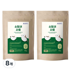 파이브오션 소형 새 사료, 700g, 8개