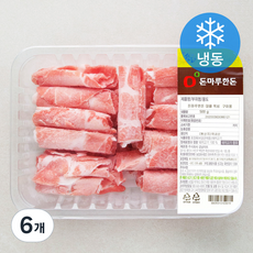 돈마루한돈 대패 목심 구이용 (냉동), 500g, 6개