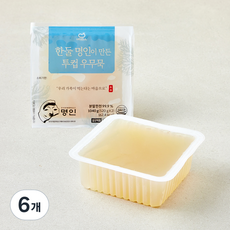 한둘 명인이 만든 투컵 우무묵, 520g, 6개, 1개입