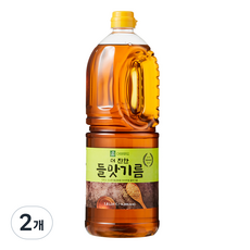 이엔푸드 더 진한 들맛기름, 2개, 1.8L