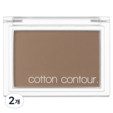 미샤 코튼 컨투어 팩트 셰이딩 4g, 스모크드 헤이즐, 2개