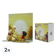 蠟筆小新:機器人爸爸的反擊 公仔 機器人爸爸&小新, 2個