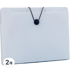 트릭온리 아코디언파일 8칸 A4, 그레이, 2개