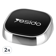 예스아이두 리버폭스 차량용 데쉬보드 미니 마그네틱 거치대 C81, 2개, 실버