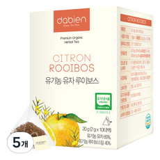 다비앙 유기농 유자 루이보스티, 2g, 10개입, 5개