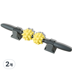 룻츠 근막이완 롤러, 블랙 + 옐로우, 2개