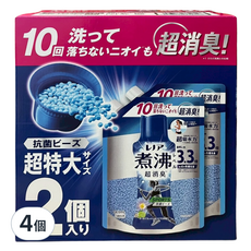 Lenor 蘭諾 衣物洗滌用香香豆 煮沸消臭 Sports 涼爽清香, 1410ml, 4個