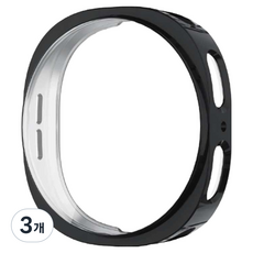 TEN BRIDGE Galaxy Watch8 相容全包覆 TPU 防撞殼, 黑色, 3個