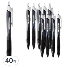 제트스트림 유성볼펜 1.0mm SXN-150-10, 블랙, 40개
