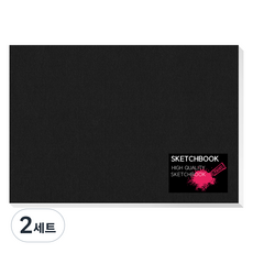 YOUNG ART 黑色專家素描本 垫片型 35張+貼紙 隨機出貨, 4 開