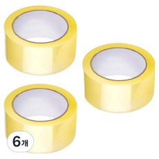 KDT OPP 박스 테이프 투명 48mm x 50m 60mic, 6개