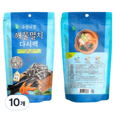 선율 수산시장 해물멸치다시팩 5p, 10개, 75g