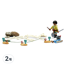 Playmobil 摩比人 恐龍骨骼挖掘地公仔 71527, 2個