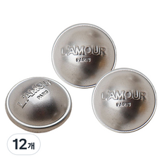 동대문단추왕 셀리볼 금장 단추 15mm, 니켈반광, 12개
