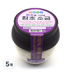 구운 함초 소금, 400g, 5개