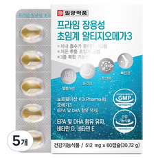 IL-YANG 一洋藥品 優質腸溶性超臨界rTG Omega-3膠囊, 60顆, 5盒