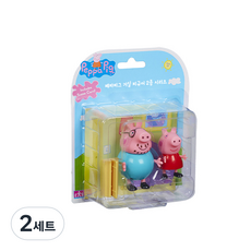 David Toy 粉紅豬小妹客廳公仔系列 2種組, 2組