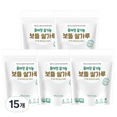 퓨어잇 유기농 보들쌀가루 백미 초기, 200g, 15개