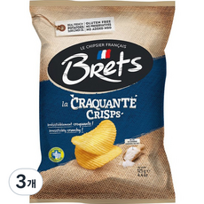 Bretts Guerande 海鹽薯片, 3個, 125g