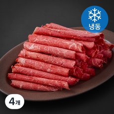 레커컷 호주산 부채살 돌돌말이 바로 구이 (냉동), 4개, 600g