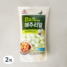 CJ프레시웨이 깐메추리알, 1kg, 2개