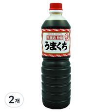 마루에 규슈 단맛 특급 우마구치 양조 간장, 2개, 1L