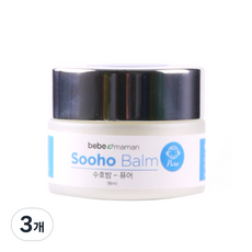 bebe maman 舒眠膏 Pure, 18ml, 3罐