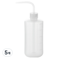 anplant 細口多肉植物澆水壺 500ml, 5個, 透明