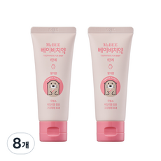 마이비 베이비 어린이 치약 1단계 딸기향, 50g, 8개
