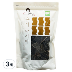 안옥남 유기식품인증 다시마, 150g, 3개