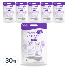 캣츠미어 냥이샌드 벤토나이트모래, 4L, 30개, 라벤더향